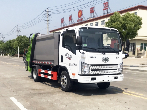 HDW5040ZYSCA6型壓縮式垃圾車（一汽解放）4m3